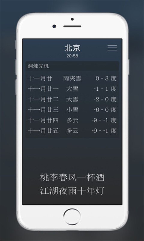 时雨天气APP